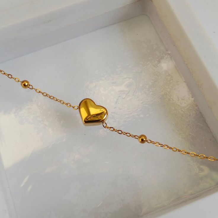 Pinterest Trending 18K Gold Plated Chain bracelet