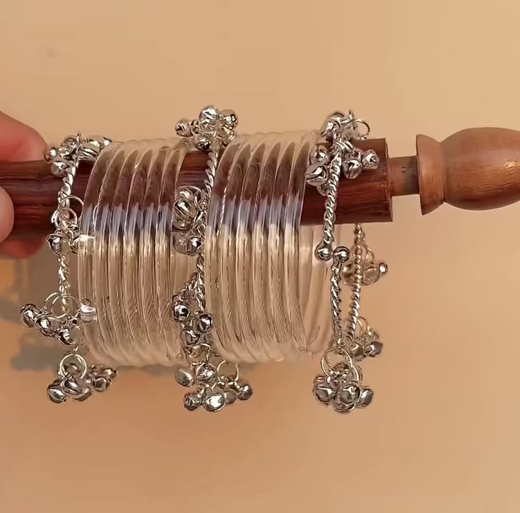 Transparent jelly bangles