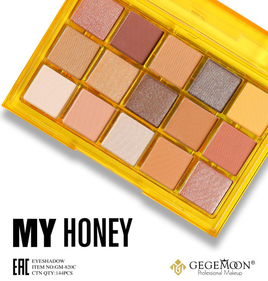 Gegemoon MY honey Eyeshadow Palette - 15 Color
