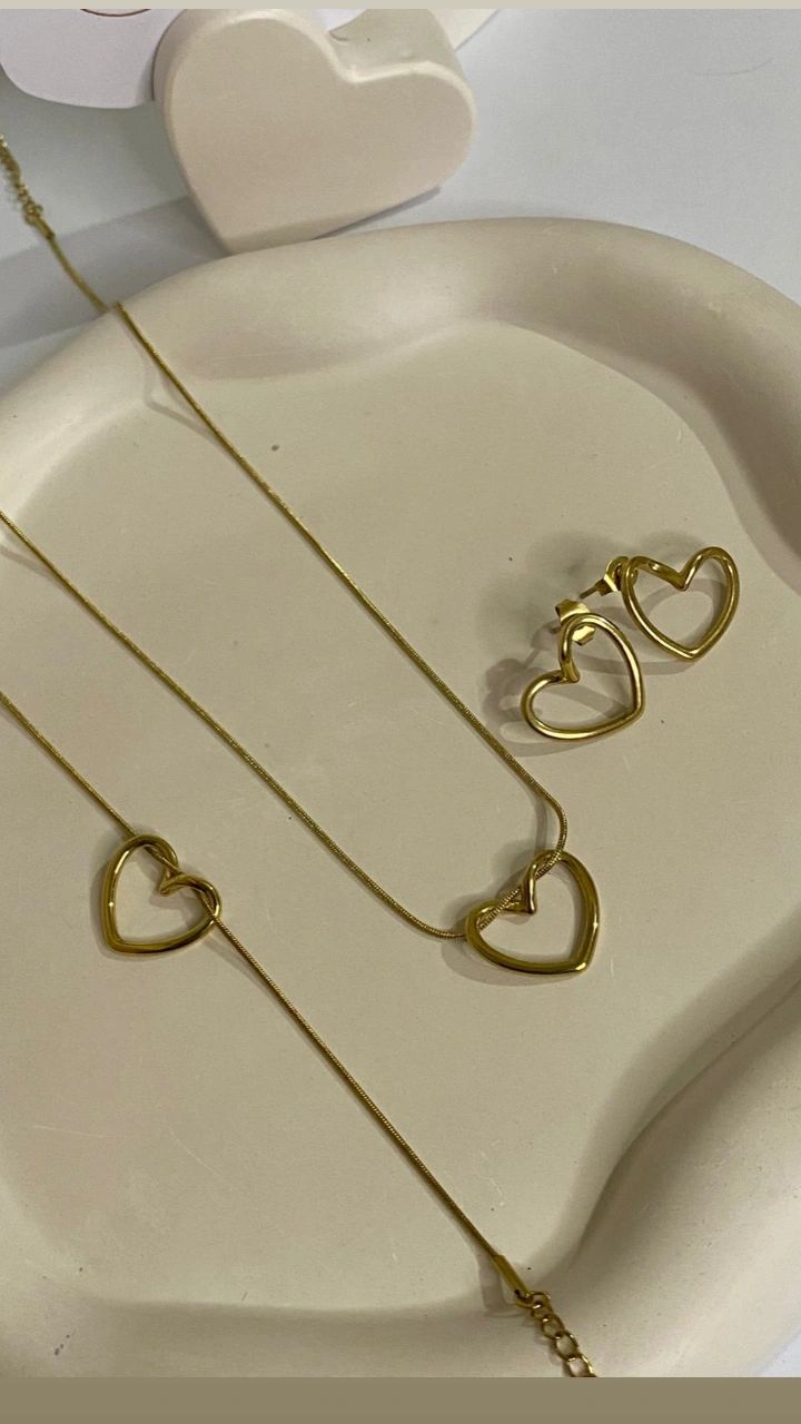 Pinterest Heart Pandent set