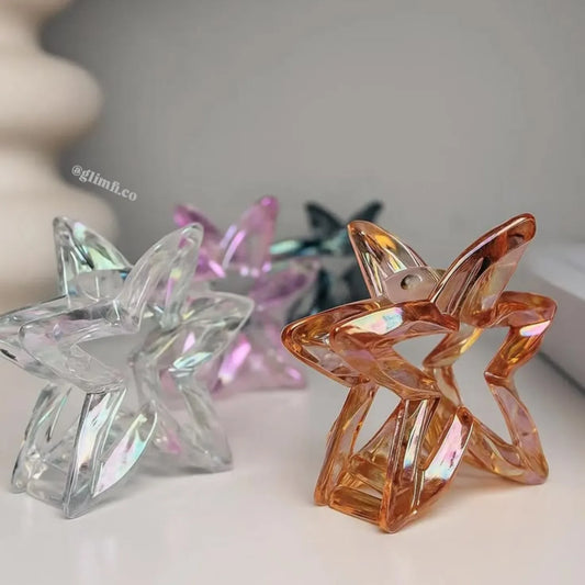 Transparent Star Claw clip