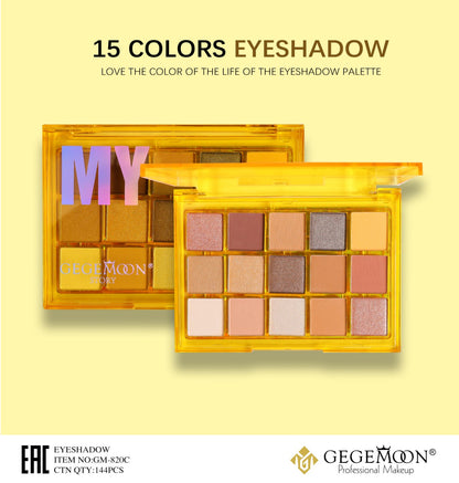 Gegemoon MY honey Eyeshadow Palette - 15 Color