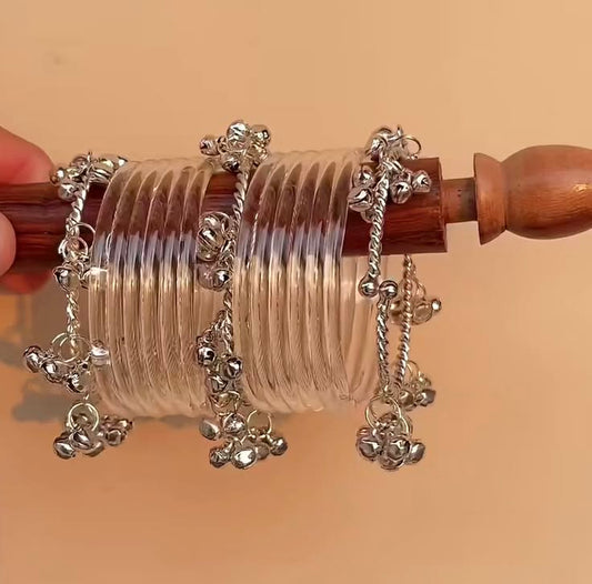 Transparent jelly bangles