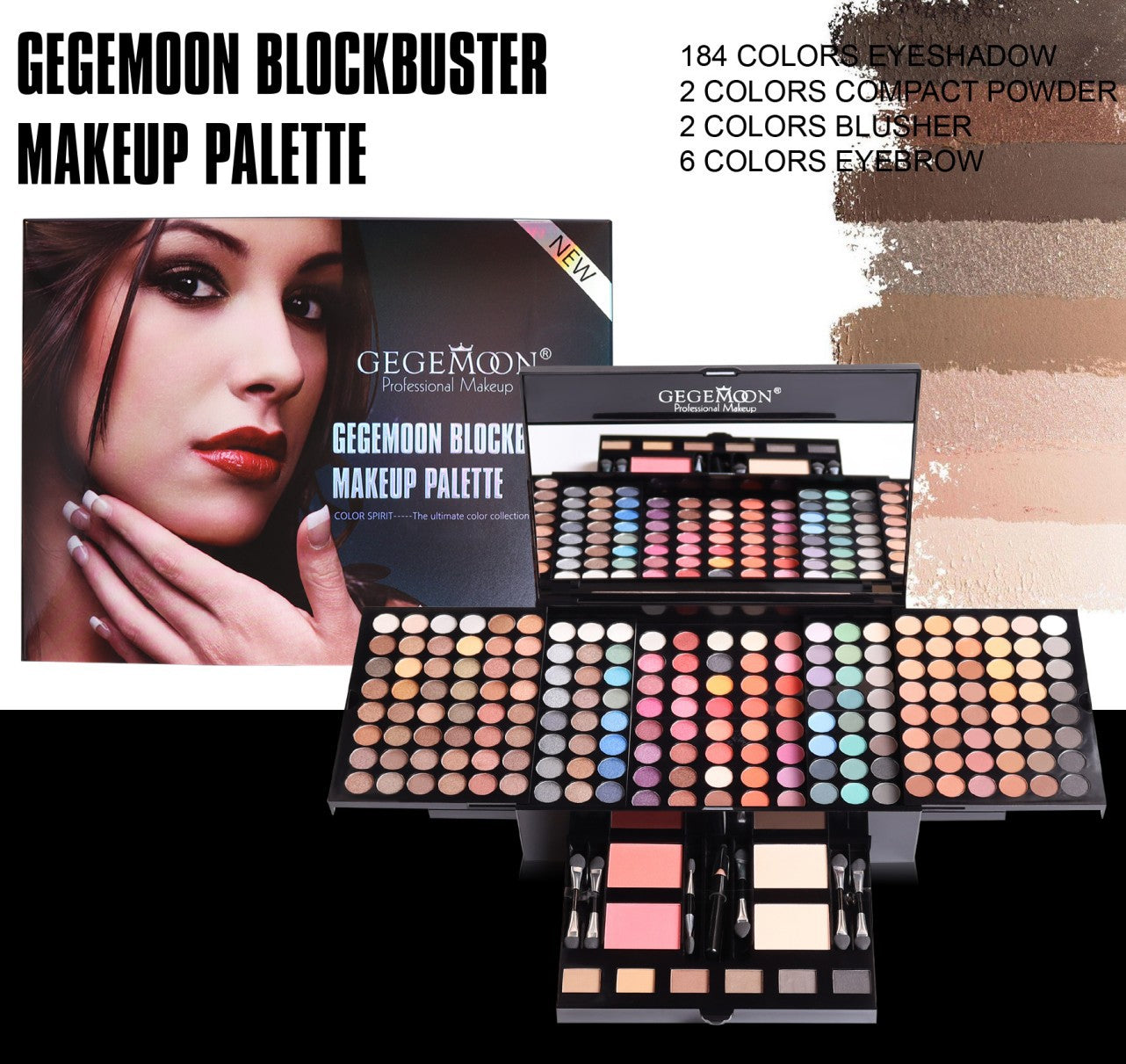 GEGEMOON Blockbuster All-In-One Professional Makeup Palette