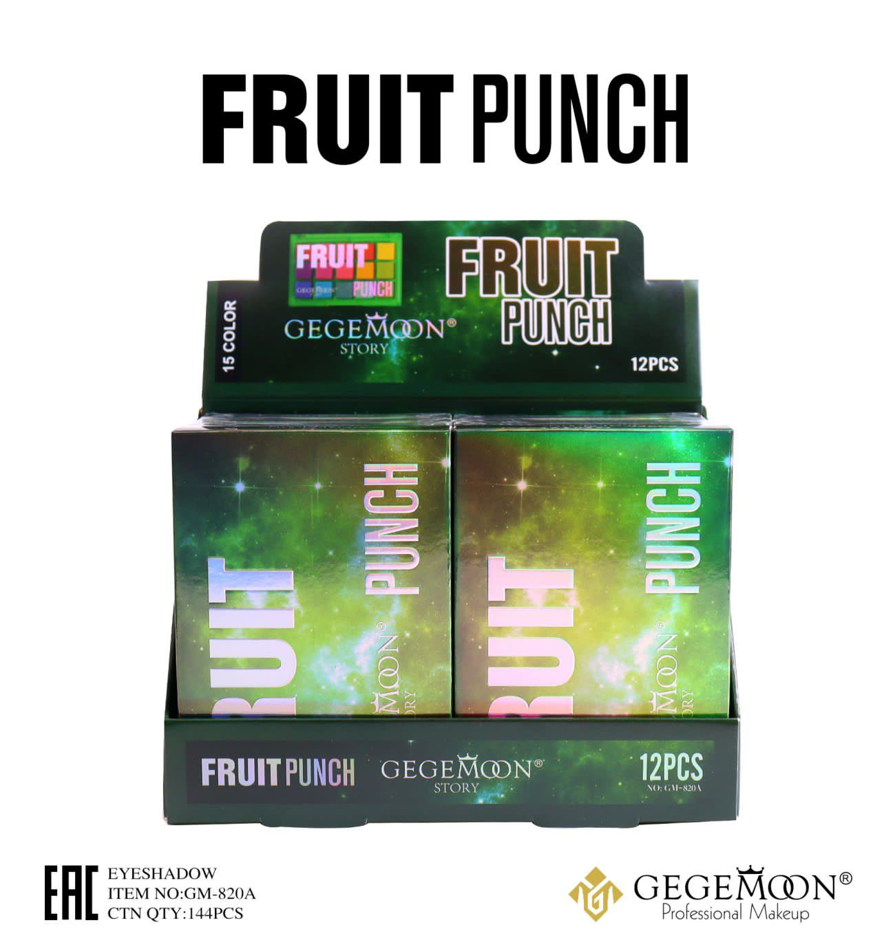 GEGEMOON Fruit Story 15-Color Eyeshadow Palette