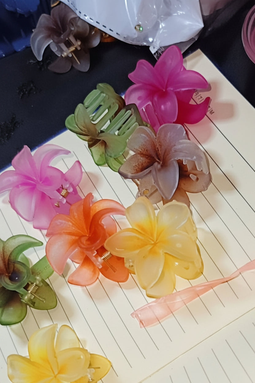 Mini Floral clip– hair accessories
