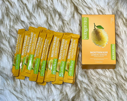 GEGEMOON Mouthwash Lemon Serum Sachets