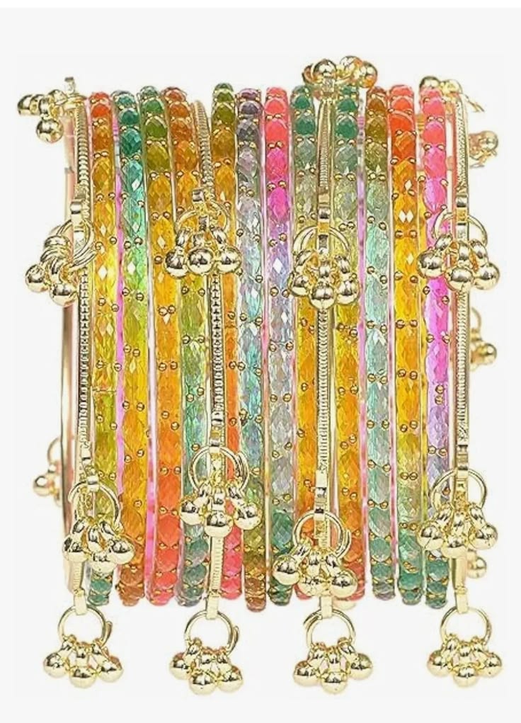 Rain Drop Bangles with Kashmiri Bangles