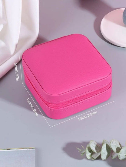 Mini Travel Jewelry Box – Compact Organizer Case