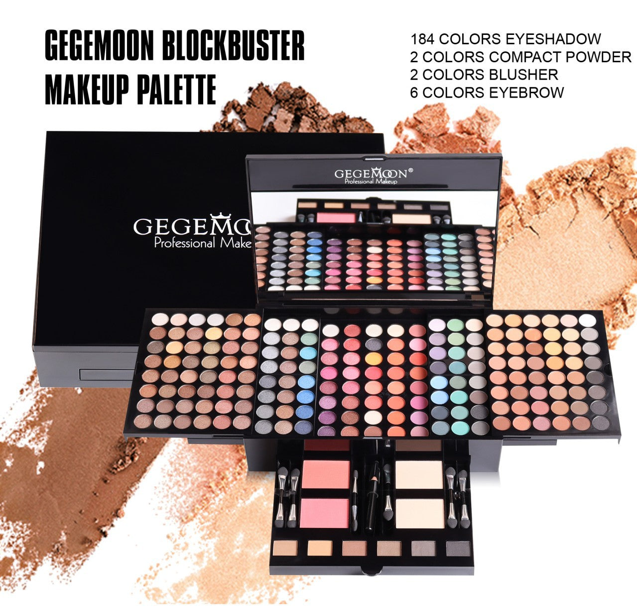 GEGEMOON Blockbuster All-In-One Professional Makeup Palette